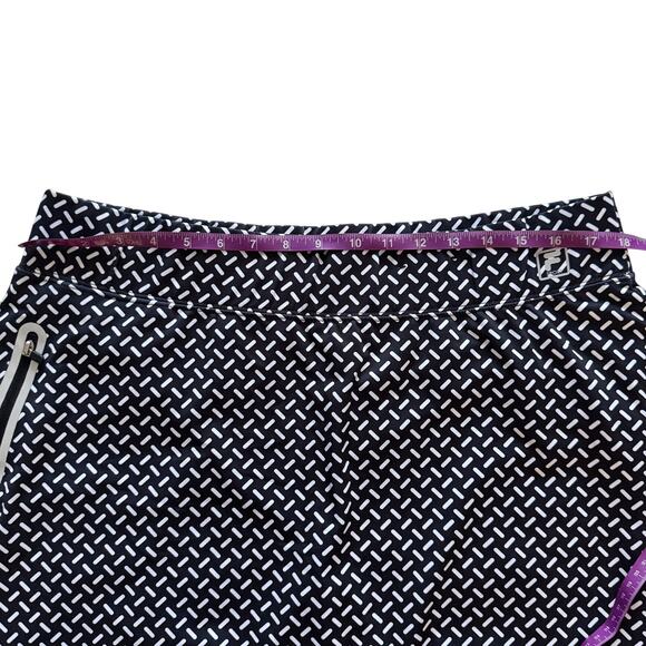Fila Athletic Skort Women's Sz XL Black White Pocket Pickleball Tennis Golf - Picture 7 of 9